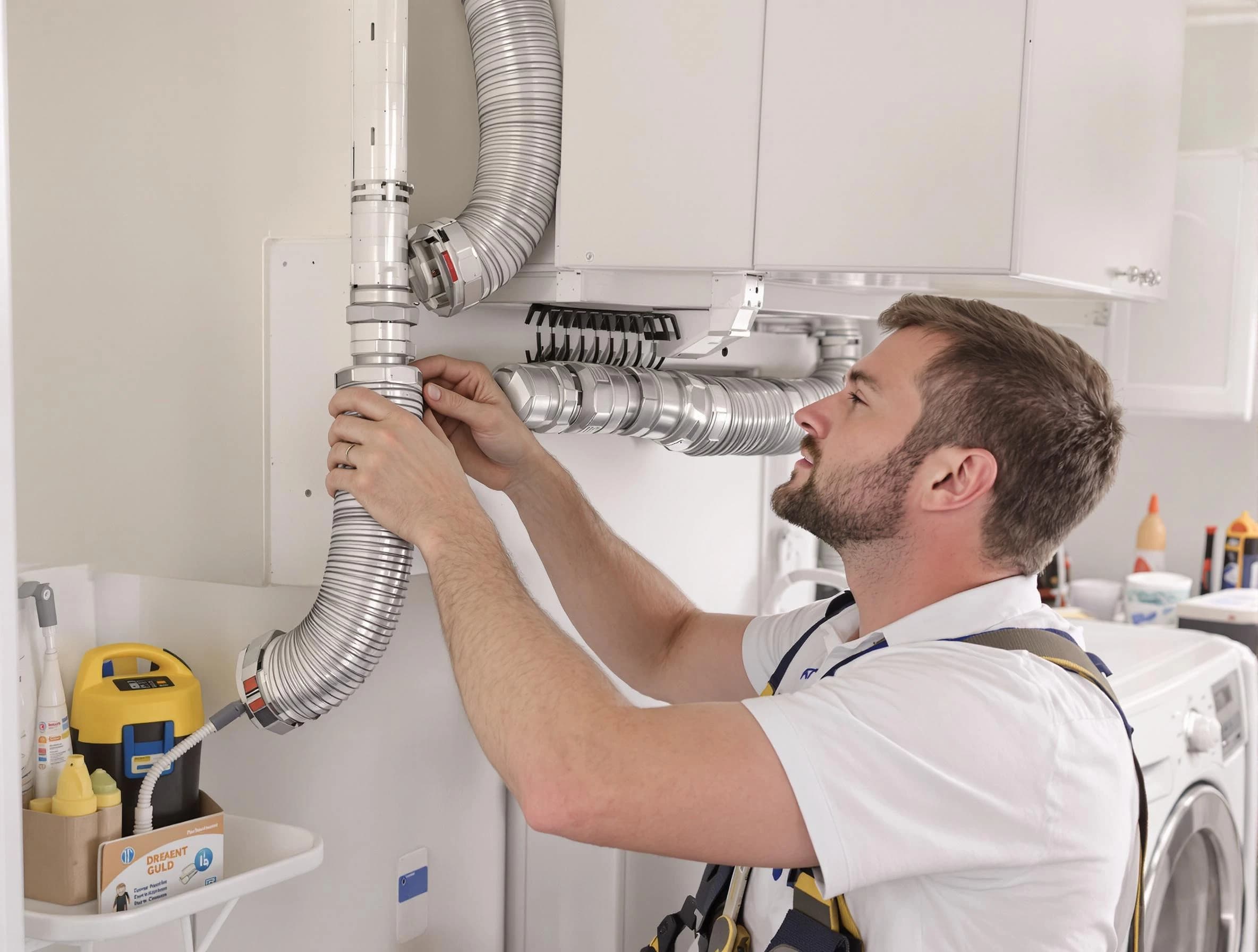 Professional dryer vent repair and installation by Laurel Dryer Vent Cleaning in Laurel