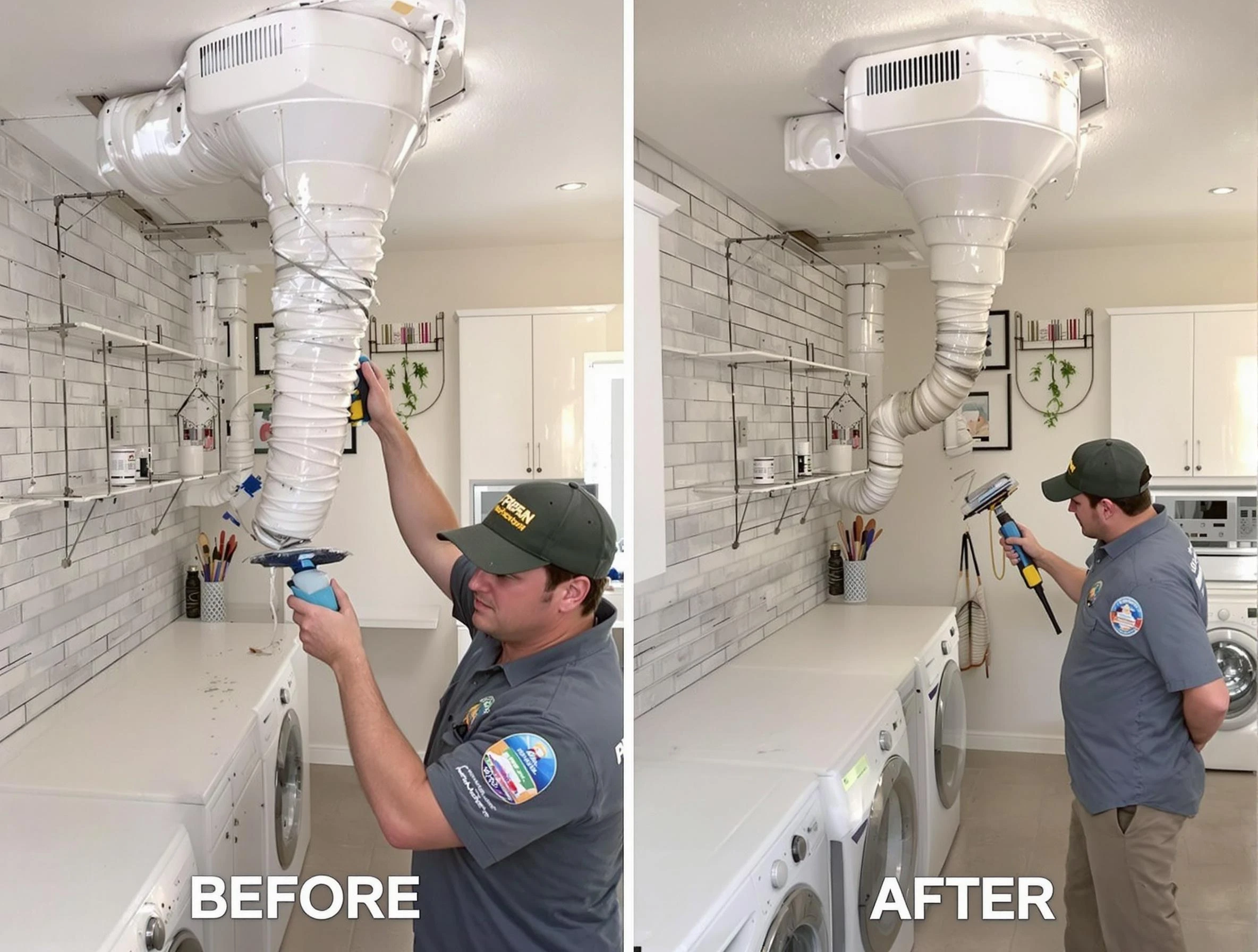 Professional dryer exhaust vent cleaning by Laurel Dryer Vent Cleaning in Laurel