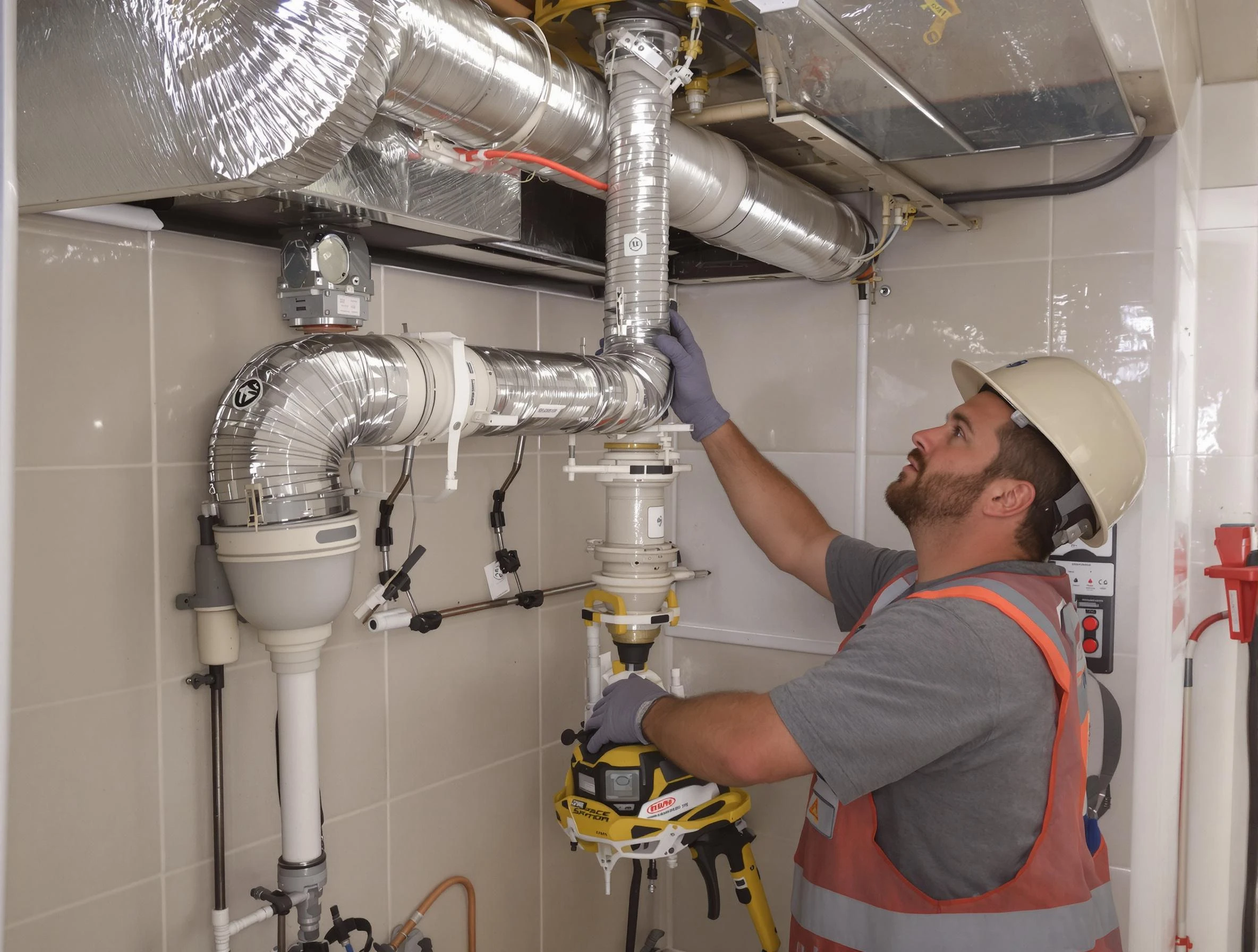 Laurel Dryer Vent Cleaning expert performing professional dryer vent repair and installation in Laurel